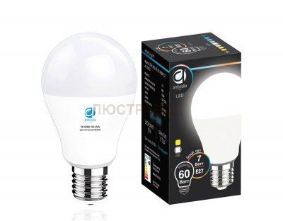 Лампа LED A60-PR 7W E27 4200K (60W)