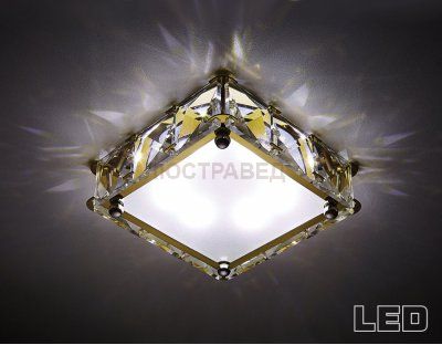 Светильник Ambrella S50 G/W 4W 4200K LED