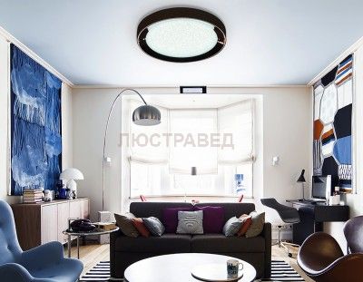 Светильник Ambrella FS1212 WH/CH 64W D500