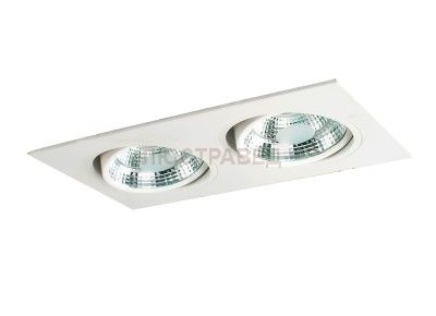 диммируемый светодиодный светильник встраив.АС110-265В Donolux DL18461/02WW-White SQ Dim