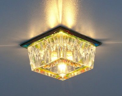 Точечный светильник Электростандарт 121 G9 Color перламутр