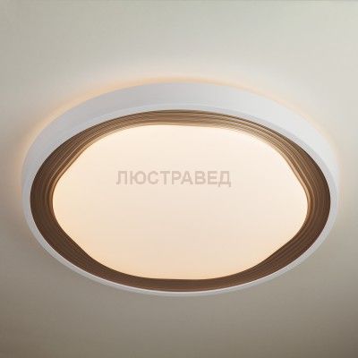 Светодиодный потолочный светильник с пду 40006/1 LED кофе