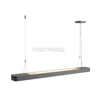 1000453 SLV WORKLIGHT DALI SENSOR PD светильник подвесной с LED 54Вт, 3000K, 1800лм+3600лм, антрацит