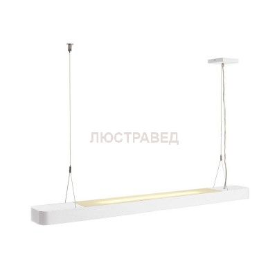 1000452 SLV WORKLIGHT DALI SENSOR PD светильник подвесной с LED 54Вт, 3000K, 1800лм+3600лм, белый