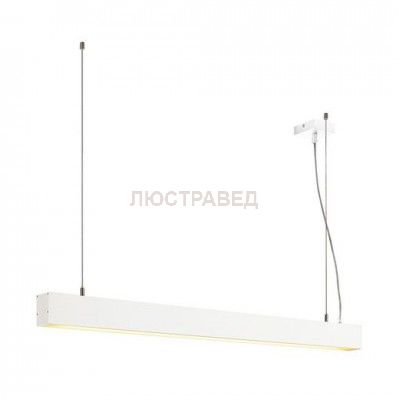 SLV 210001 GLENOS Pendelleuchte, mattweiss, 1m, 52W, 3000K
