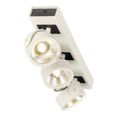 1000132 SLV KALU 3 LED светильник накладной с COB LED 47Вт, 3000К, 3000лм, 60°, белый/ черный