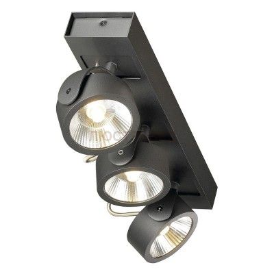 1000131 SLV KALU 3 LED светильник накладной с COB LED 47Вт, 3000К, 3000лм, 60°, черный