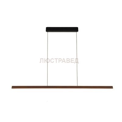 SLV 156227 VINCELLI PD Pendelleuchte, schwarz/Bambus, 2700K LED
