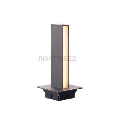 232175 SLV H-POL LED 2-SIDE 36 светильник встраиваемый IP55 с LED 18Вт, 3000К, 700лм, антрацит