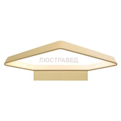 SLV 151733 BIG CARISO LED Wandleuchte 1, messing, 2x 9W LED, 3000K