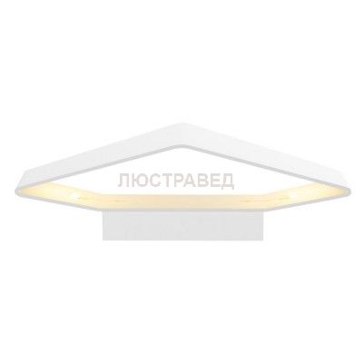 SLV 151731 BIG CARISO LED Wandleuchte 1, weiss, 2x 9W LED, 3000K
