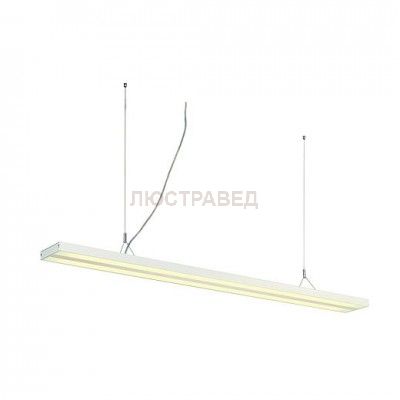 SLV 160831 KUNO Pendelleuchte, weiss, 2xT5 35W, inkl. PMMA Diffusor