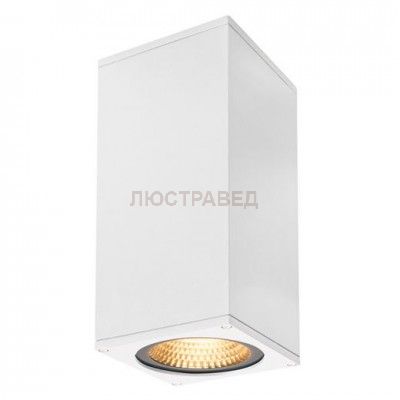 234511 SLV BIG THEO LED BEAM светильник настенный IP44 с LED 6.2+17.5Вт (29Вт), 3000К, 2°+24°, 2130лм, белый