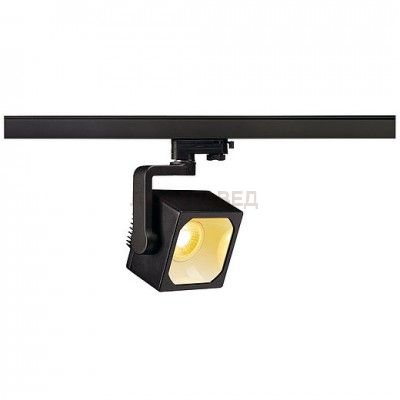 SLV 152740 EURO CUBE Spot, schwarz, 30°, 3000K, CRI90, inkl. 3P.-Adapter