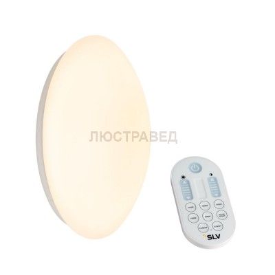 134050 SLV LIPSY 36 мАSTER KELVIN CONTROL светильник накладной с ПДУ и LED 39Вт, 2700-6500К, 2300-2900лм, белый