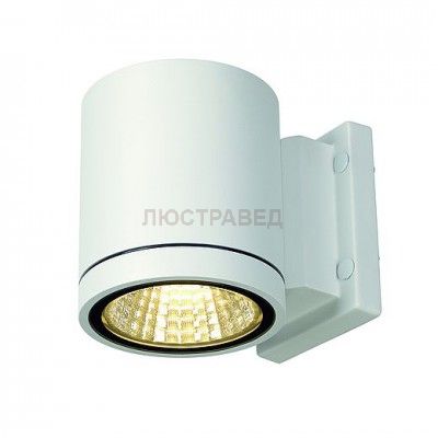SLV 228511 ENOLA_C OUT WL Wandleuchte, rund, weiss, 9W LED, 3000K, 35°