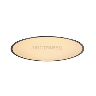 SLV 135114 MEDO 60 LED Einbauleuchte, mit Rahmen, silbergrau