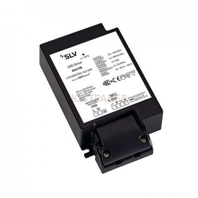 SLV 464176 LED-Treiber, 40W, 1000mA, inkl. Zugentlastung, dimmbar