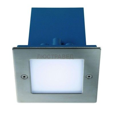 SLV 230131 FRAME OUTDOOR 16 LED Wand- einbauleuchte, quadratisch, Edelstahl, weiss