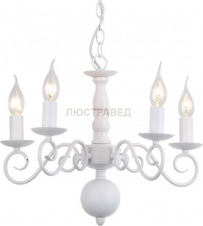 Белая люстра Arte Lamp A1129LM-5WH