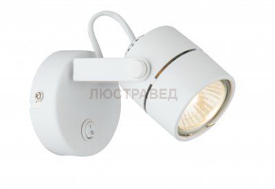 Светильник настенный Arte lamp A1310AP-1WH LENTE