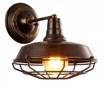 Светильник настенный Arte lamp A9183AP-1BR Ferrico