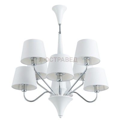 Люстра белая Arte Lamp A1528LM-8WH