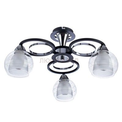 Светильник потолочный Arte lamp A1604PL-3BK Ginevra