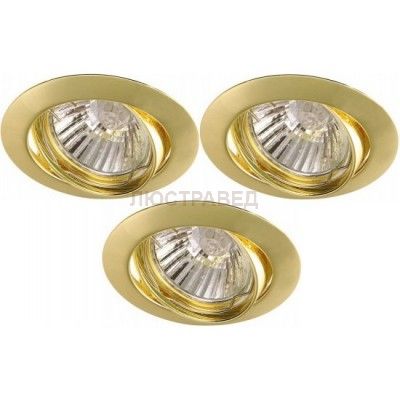 Светильник встраиваемый Arte lamp A2105PL-3GO Basic